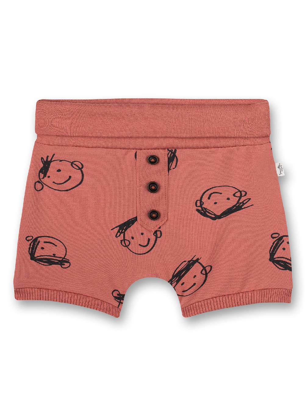 Sanetta Unisex-Shorts Rot