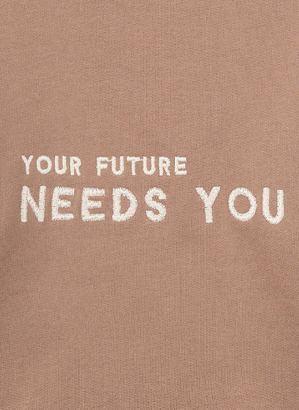 Sanetta Unisex-Sweatshirt Braun