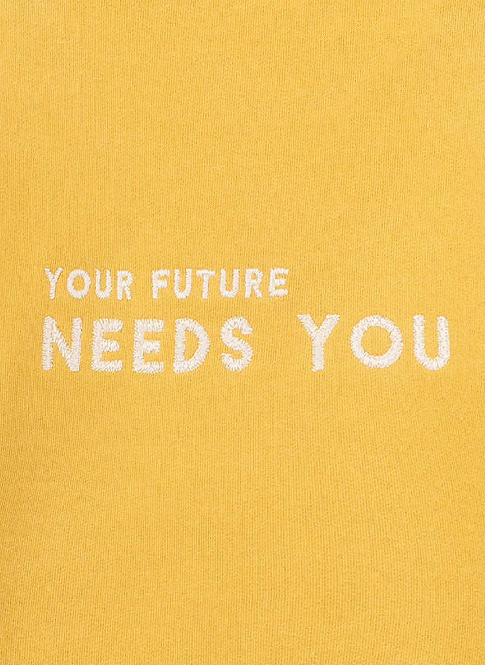 Sanetta Unisex-Sweatshirt Gelb