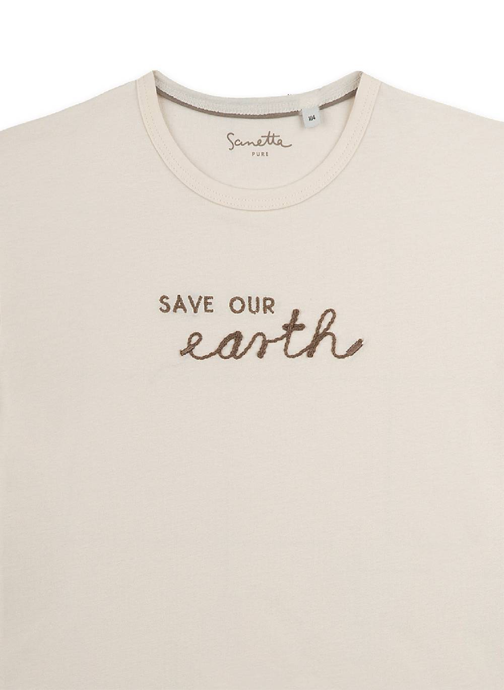 Sanetta Unisex T-Shirt Off-White