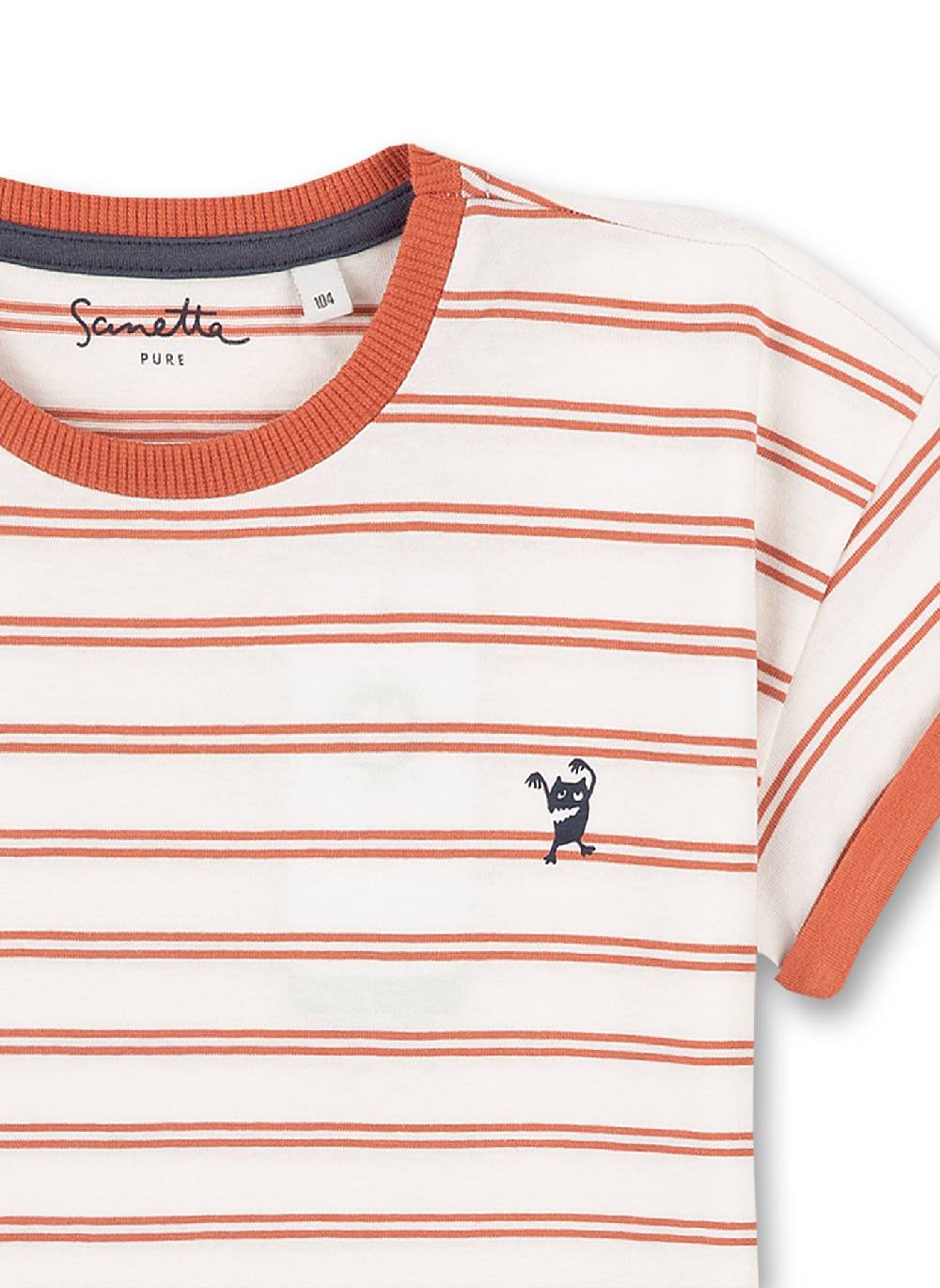 Sanetta Unisex T-Shirt Rot Ringel