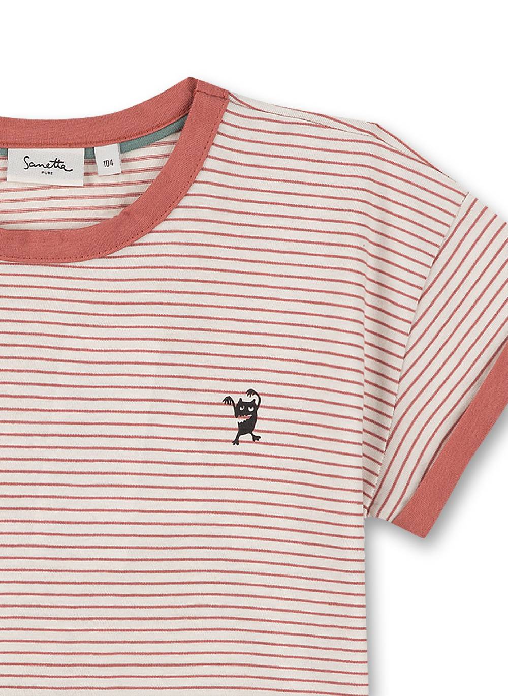 Sanetta Unisex T-Shirt Rot Ringel