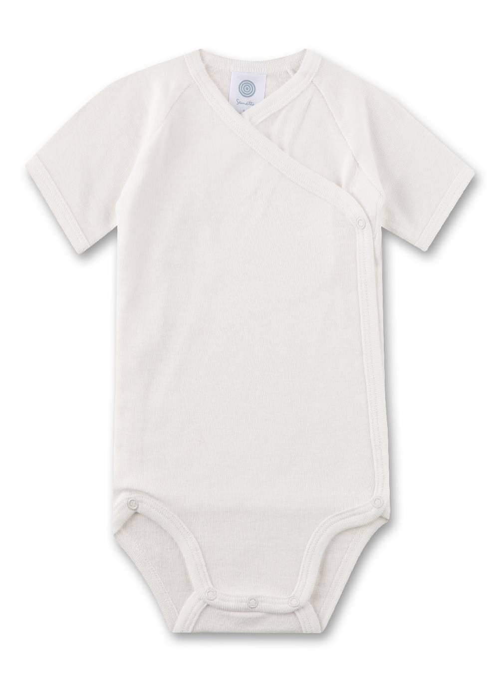 Sanetta Wickelbody Halbarm (Doppelpack) Off-White