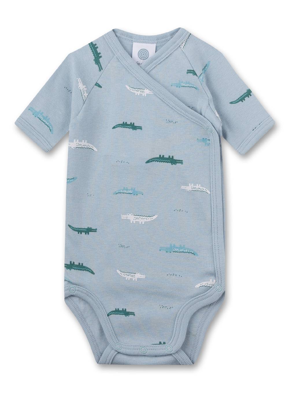 Sanetta Wickelbody kurzarm Hellblau