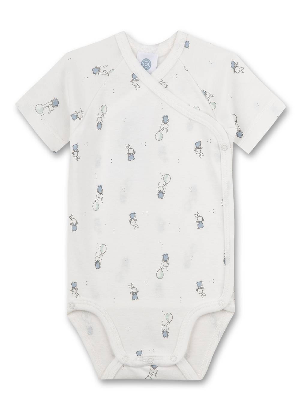 Sanetta Wickelbody kurzarm Off-White