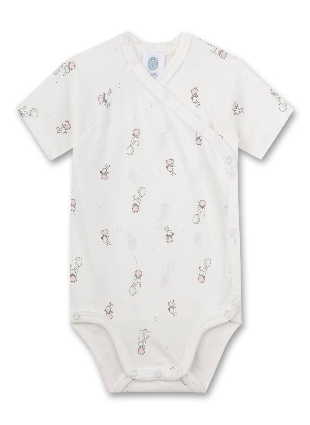 Sanetta Wickelbody kurzarm Off-White