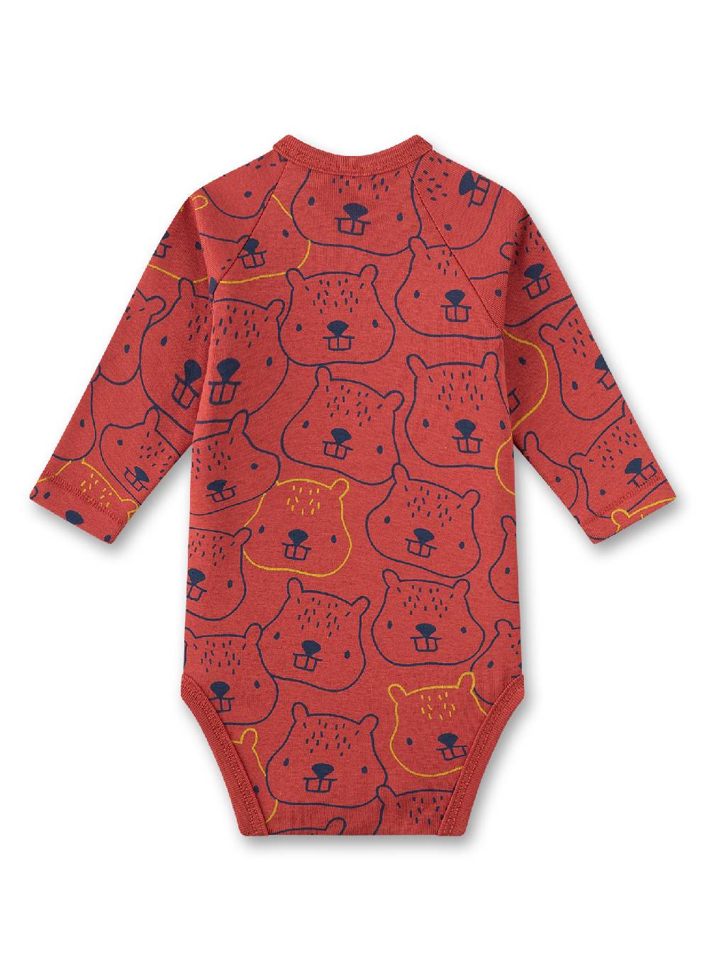 Sanetta Wickelbody Langarm Rot