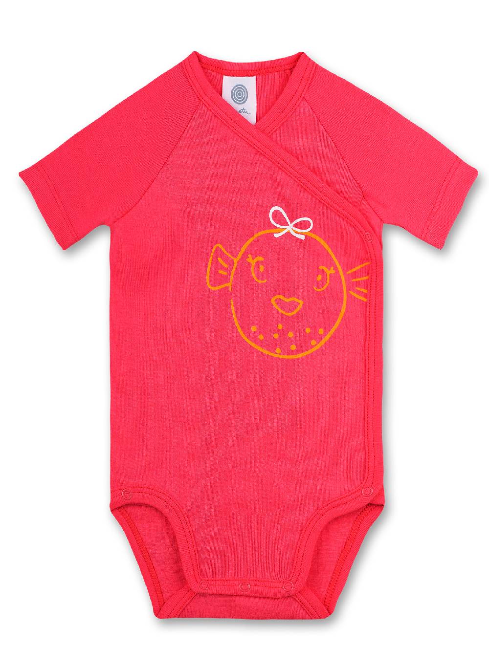 Sanetta Wickelbody Pink Happy Pufferfish