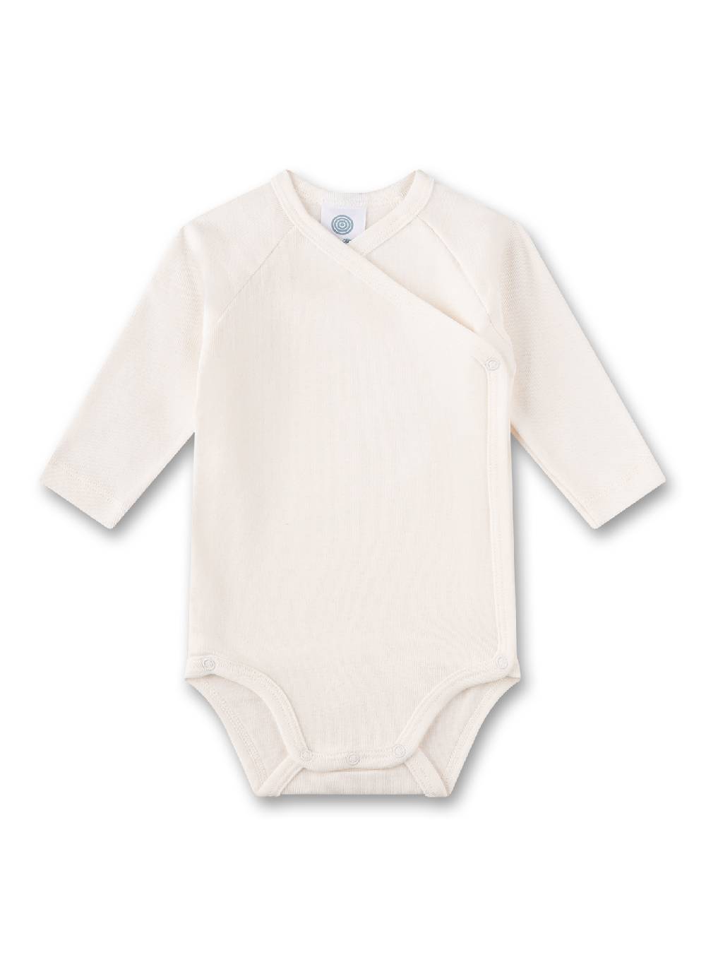 Sanetta Wickelbody Langarm (Doppelpack) Beige Und Beige Mit Fahrzeugen