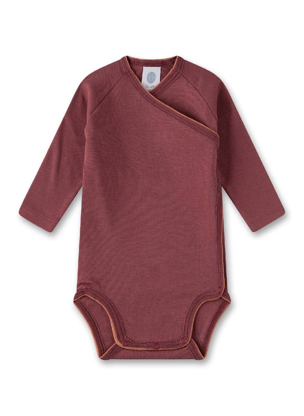 Sanetta Wickelbody Langarm (Doppelpack) Off-White Und Rosa