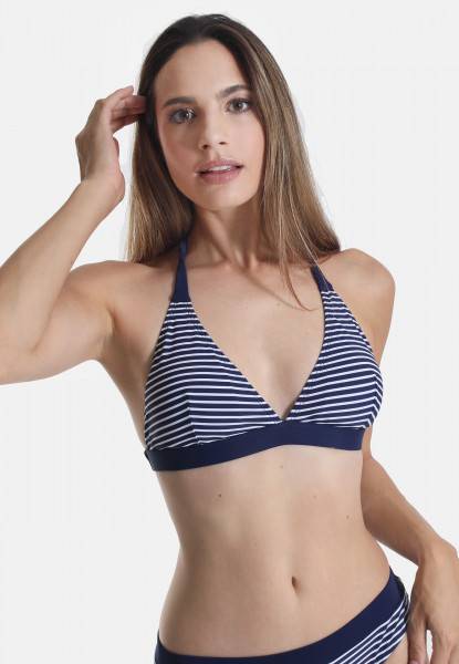 Sassamode Triangel Bikini-Top STRIPE PRINT
