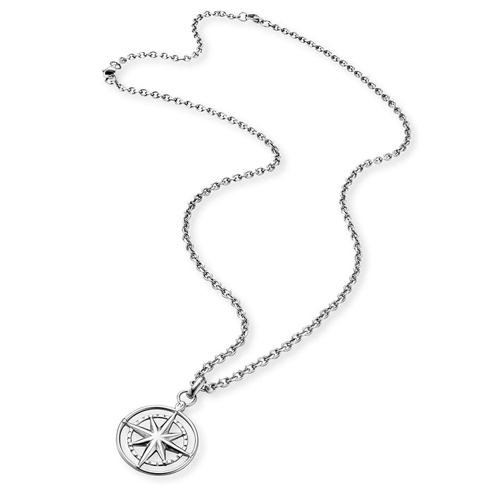 Save Brave Ankerkette Mit Anhänger Polaris - Polarstern Silber