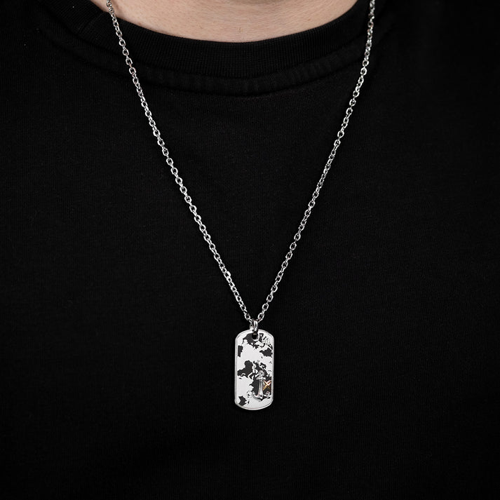 Save Brave Ankerkette Mit Anhänger Worldanchor - Welt & Anker Gold