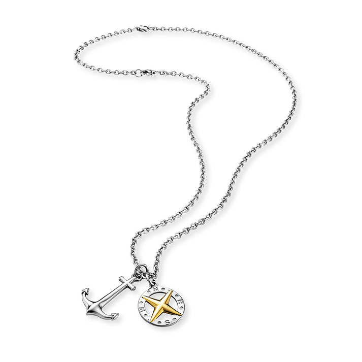 Save Brave Ankerkette Mit Anhängern Anchorpolar - Farbe Silber Und Gold