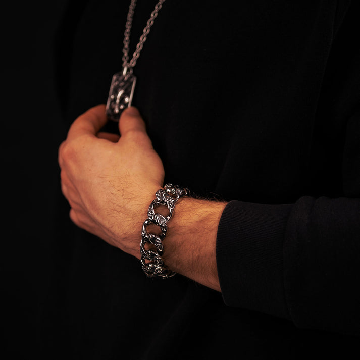 Save Brave Edelstahlarmband George Mit Fleur De Lys