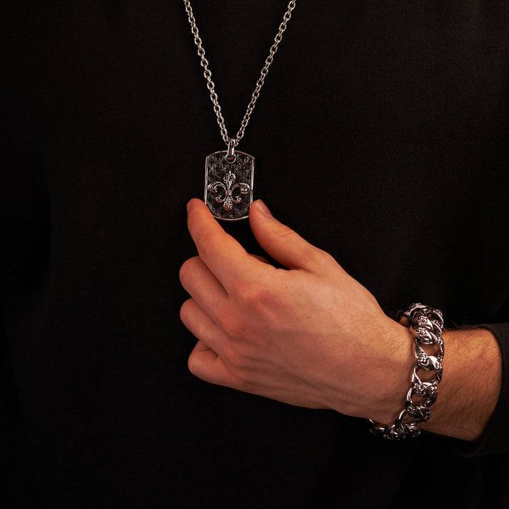 Save Brave Edelstahlarmband George Mit Fleur De Lys