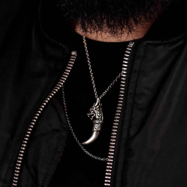 Save Brave Halskette Dragontooth Mit Anhänger Drachenzahn