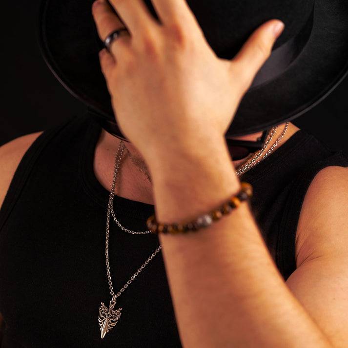 Save Brave Halskette Sworddragon Mit Anhänger Schwert & Drache