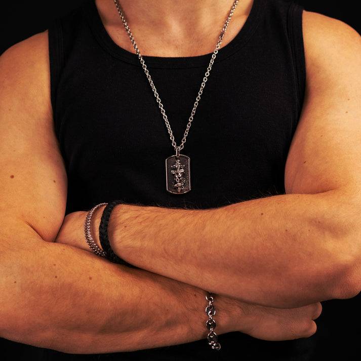 Save Brave Ankerkette Jack Mit Anhänger Totenkopf