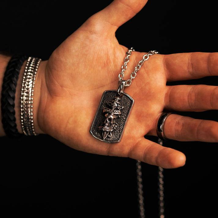 Save Brave Ankerkette Jack Mit Anhänger Totenkopf