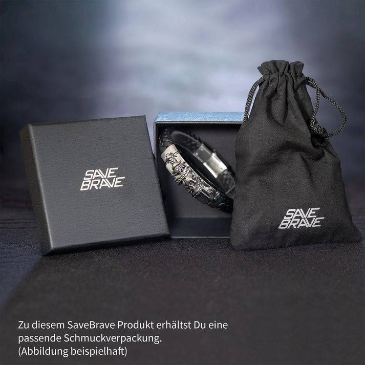 Save Brave Armreif Weave Mit Glänzendes Webmuster