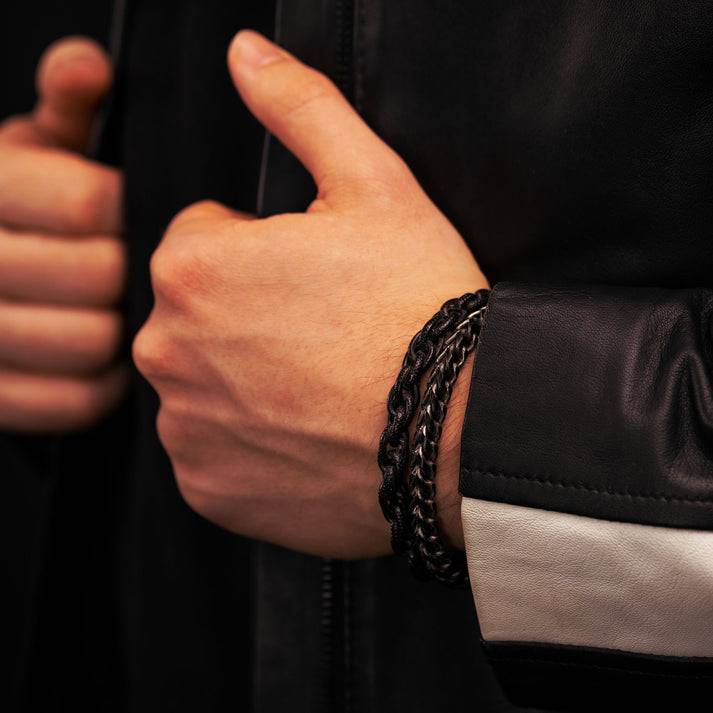 Save Brave Gliederarmband Justin Aus Edelstahl