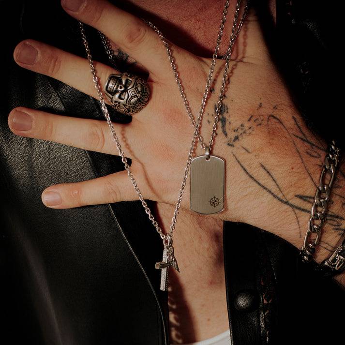 Save Brave Halskette Barney Mit Anhänger Windrose