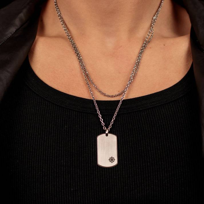 Save Brave Halskette Barney Mit Anhänger Windrose