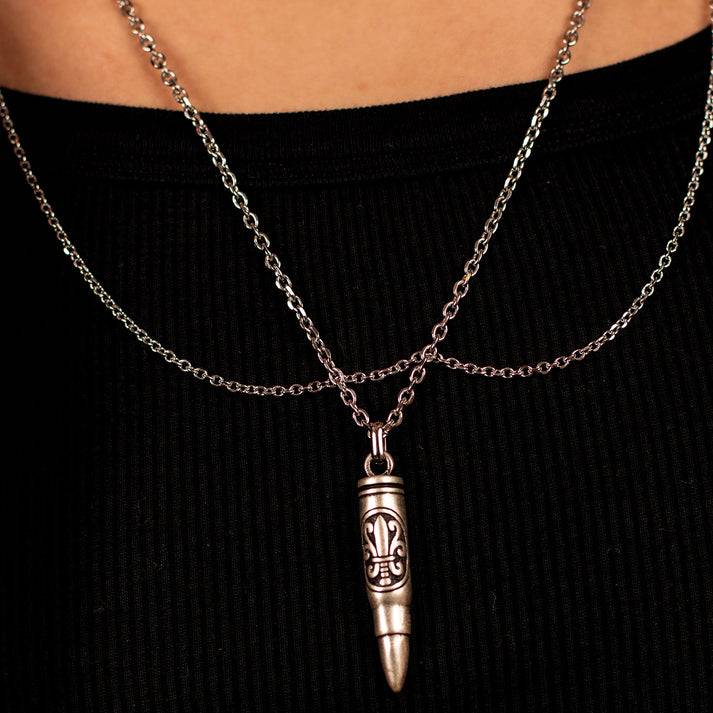 Save Brave Halskette Bullet Mit Anhänger Patrone