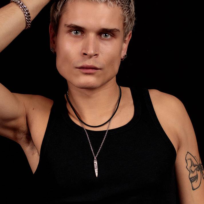 Save Brave Halskette Bullet Mit Anhänger Patrone