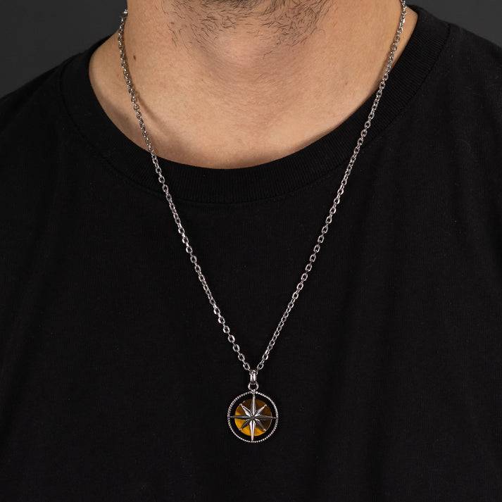 Save Brave Kette Polar Mit Braunem Tigerauge