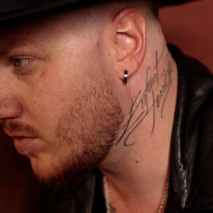 Save Brave Ohrringe India Aus Edelstahl - Matt