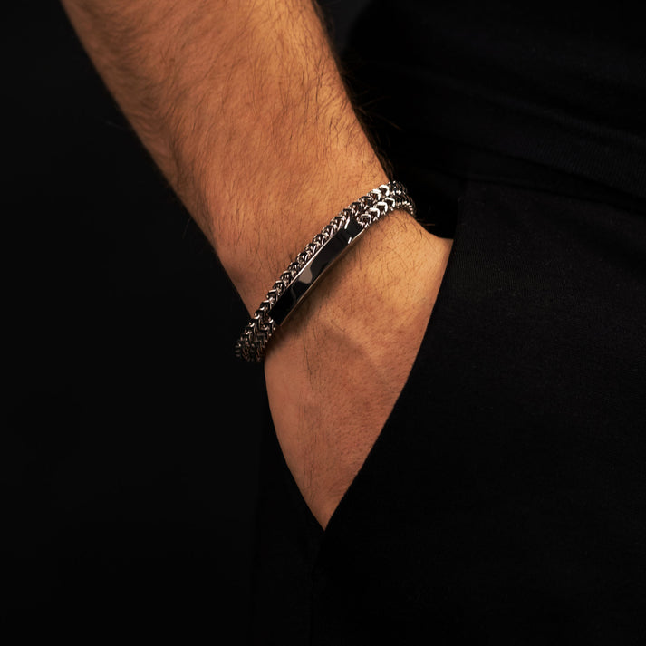 Save Brave Wickelarmband Stanley Aus Edelstahl