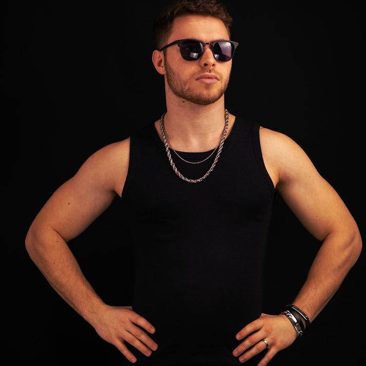 Save Brave Zopfkette Bravo Aus Edelstahl