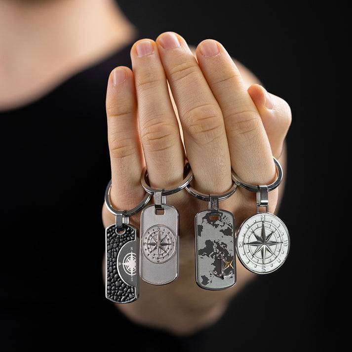 Save Brave Schlüsselanhänger Polar Mit Polarstern Silber