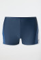 Schiesser Bade-Retroshorts Wirkware recycelt LSF40+ Schulsport Streifen blau - Aqua Teen Boys