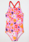Schiesser Badeanzug Wirkware Blumen Schmetterlinge rosa - Aqua Kids Girls