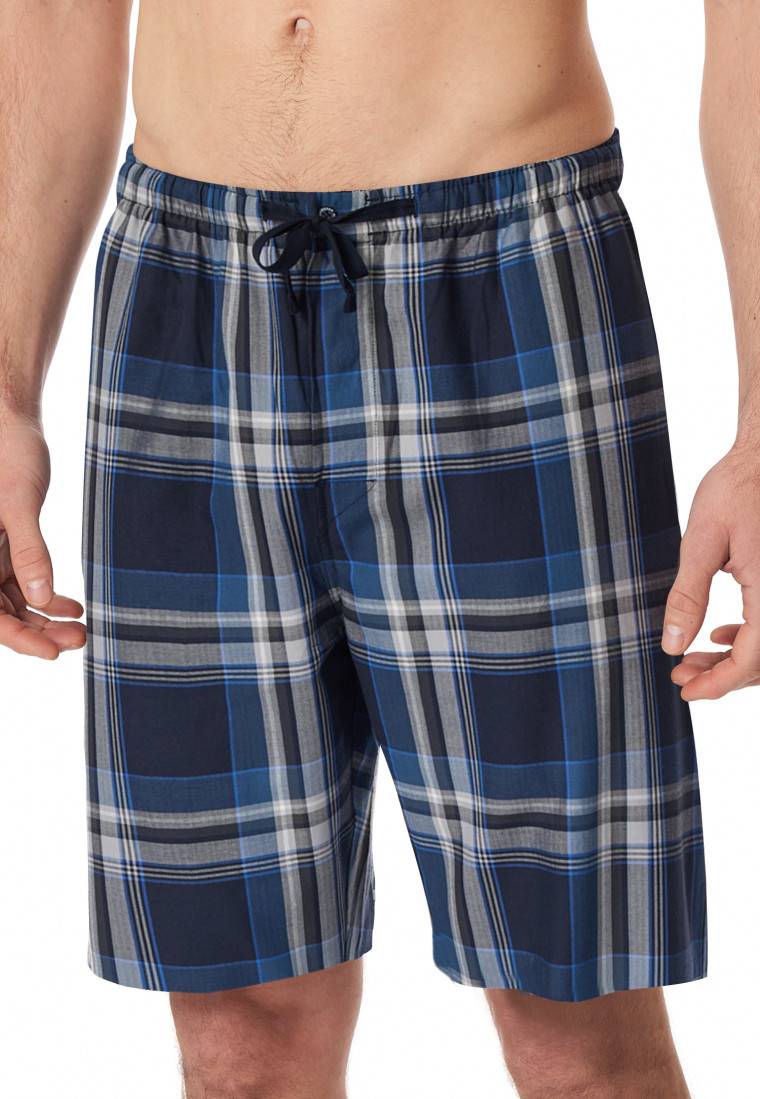 Schiesser Bermuda Kurz Webware Multicolor Kariert - Mix+Relax