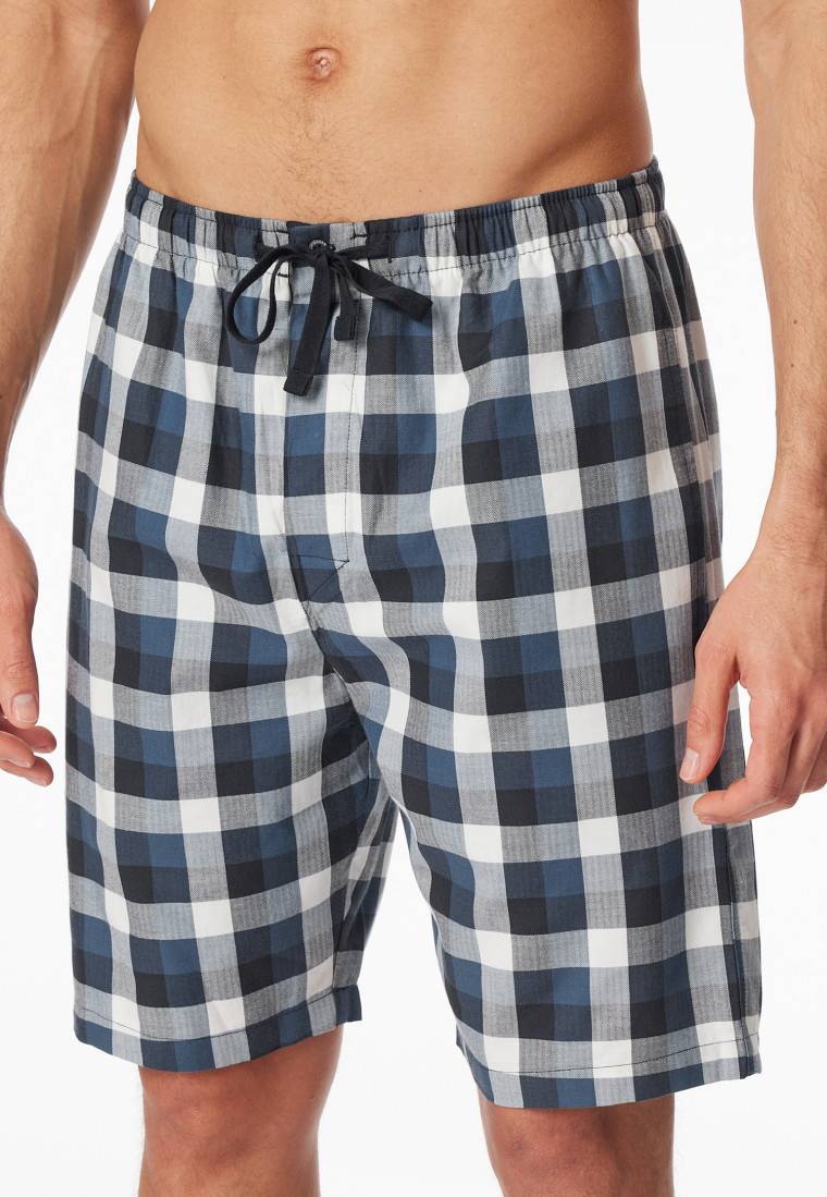 Schiesser Bermuda Kurz Webware Multicolor Kariert - Mix+Relax