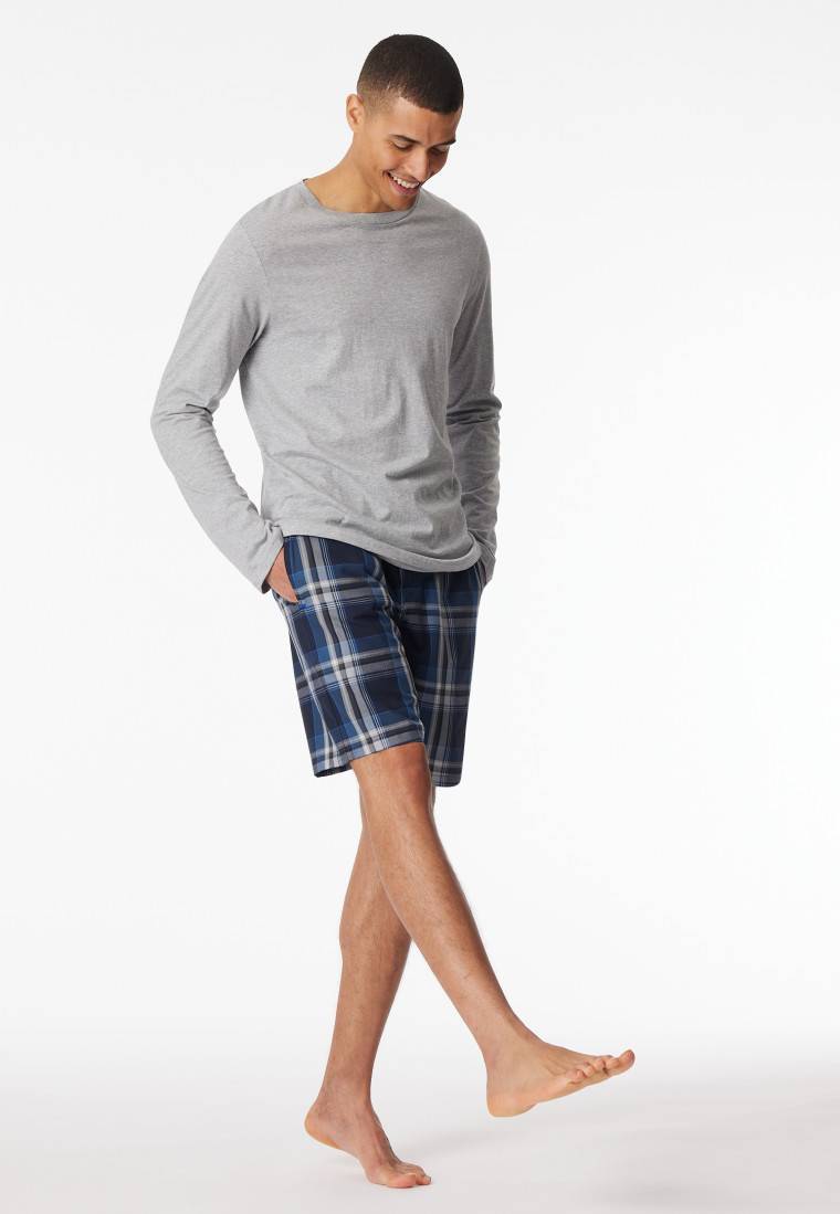 Schiesser Bermuda kurz Webware multicolor kariert - Mix+Relax