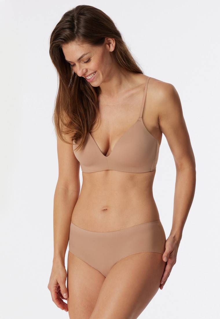 Schiesser BH ohne Bügel gepadded maple - Invisible Soft