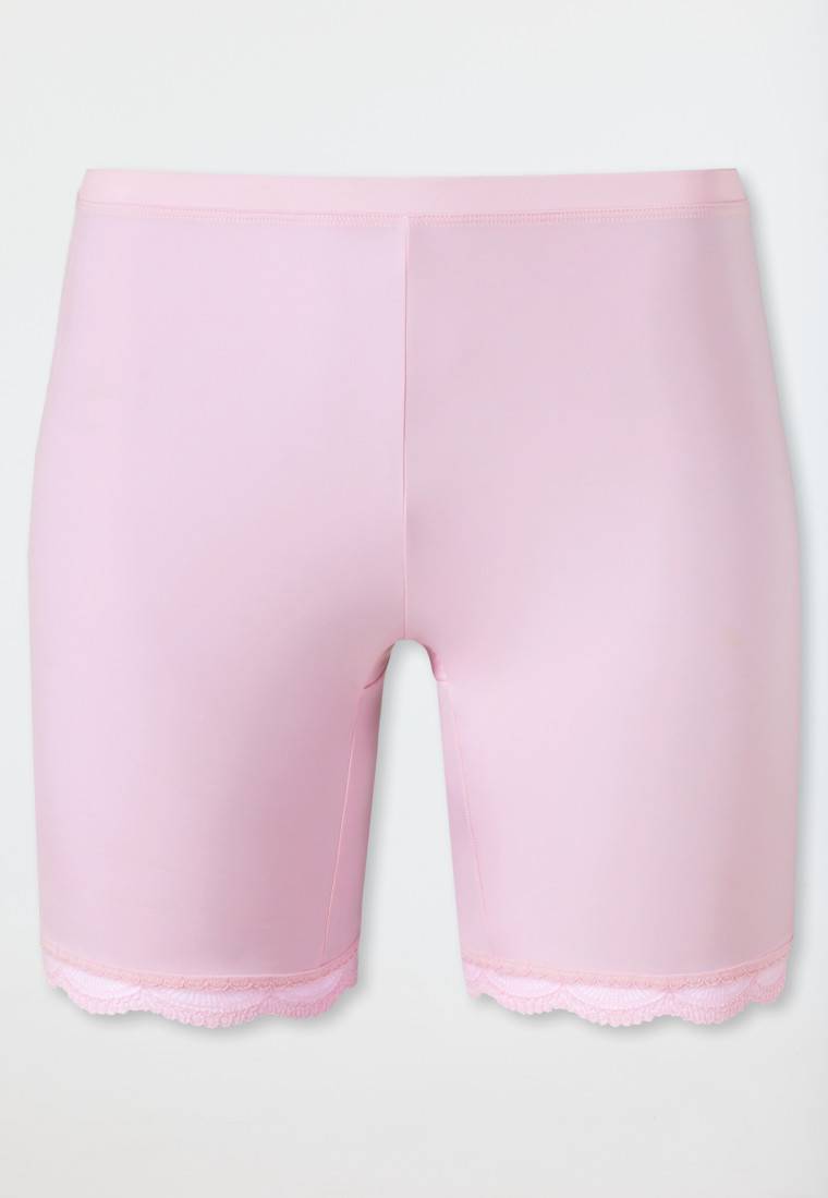 Schiesser Biker-Shorts Microfaser Spitze Flieder - Biker Story