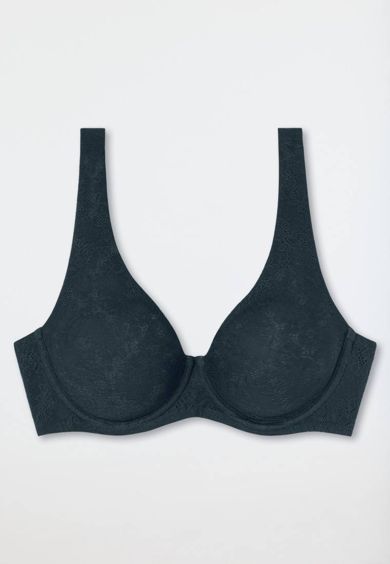 Schiesser Bügel-BH Mit Spacer-Futter Dunkelblau - Air