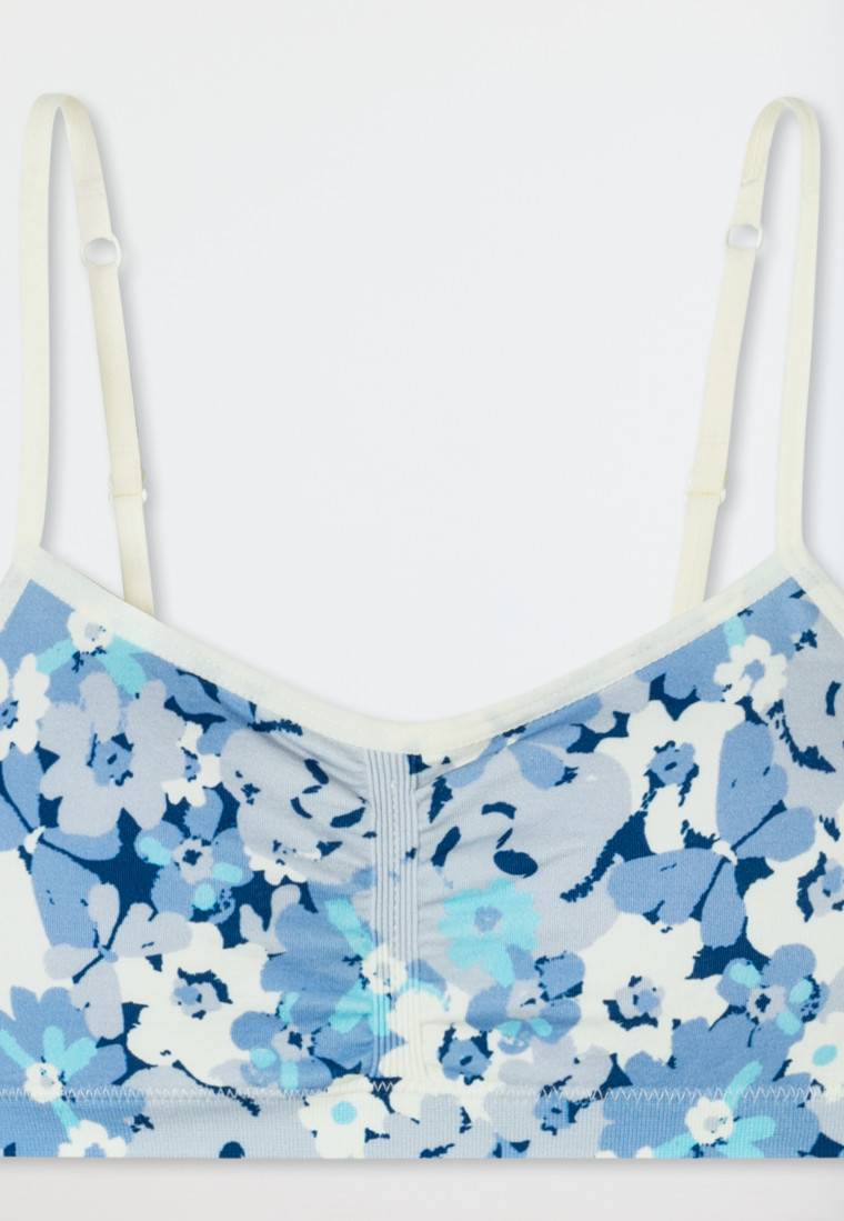 Schiesser Bustier Jersey Herzchen Multicolor Gemustert - Seamless