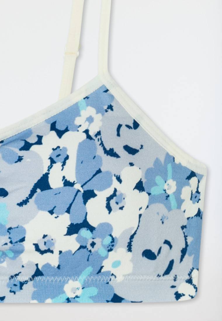 Schiesser Bustier Jersey Herzchen Multicolor Gemustert - Seamless