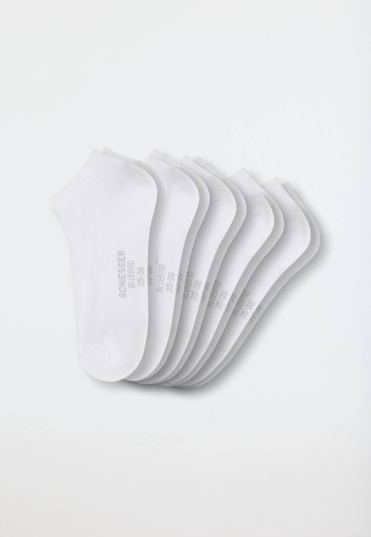 Schiesser Damensneaker Fünferpack Stay Fresh Weiß - Bluebird