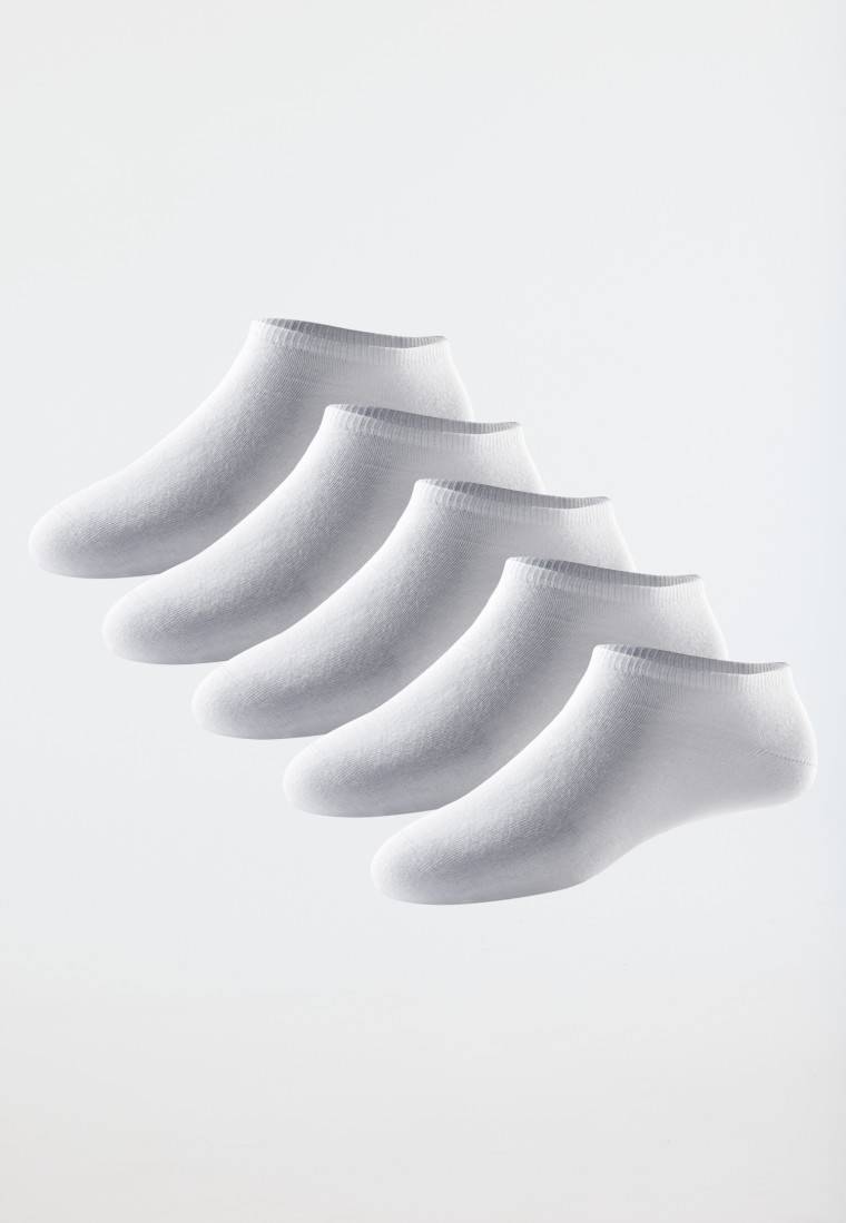 Schiesser Damensneaker Fünferpack Stay Fresh weiß - Bluebird