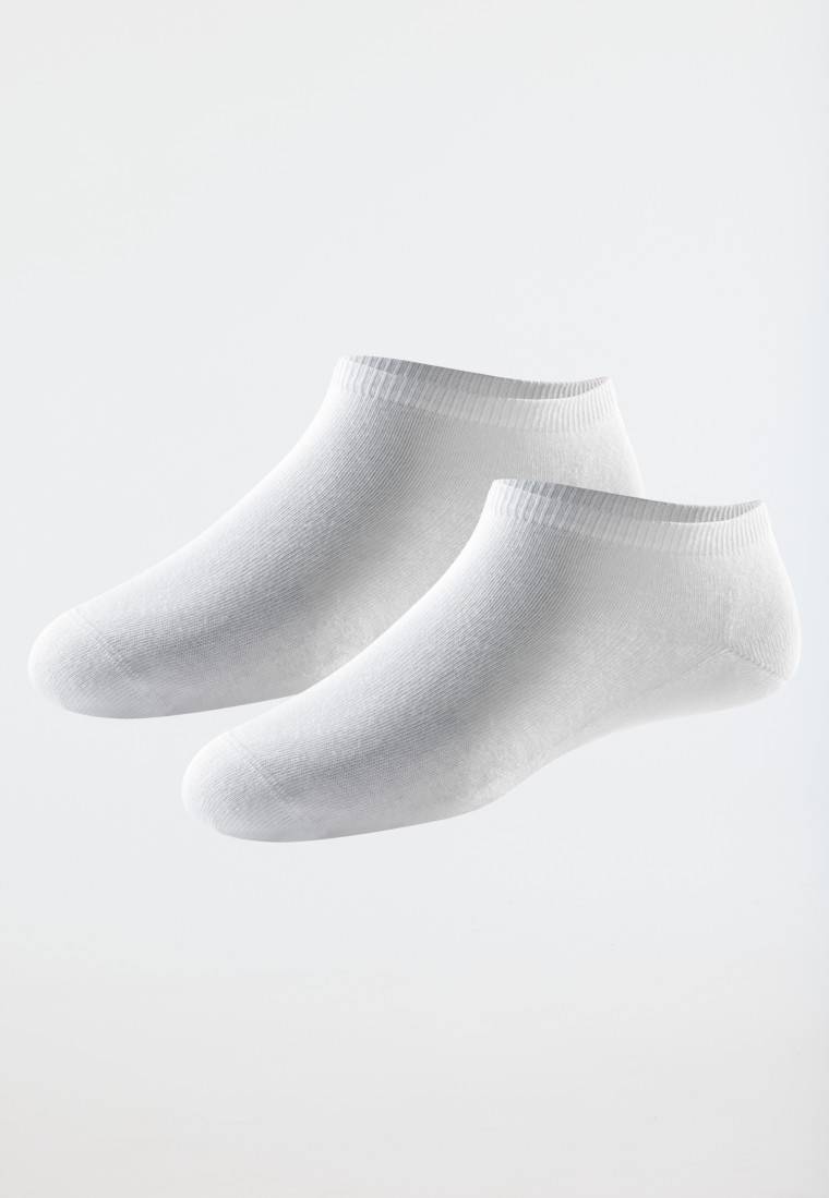 Schiesser Herrensneaker 2er-Pack Organic Cotton weiß - 95/5