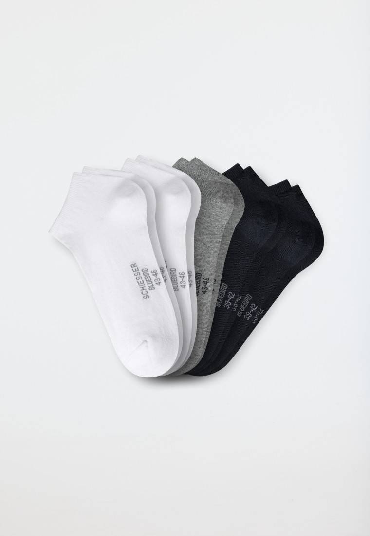 Schiesser Herrensneaker Fünferpack Stay Fresh Mehrfarbig - Bluebird