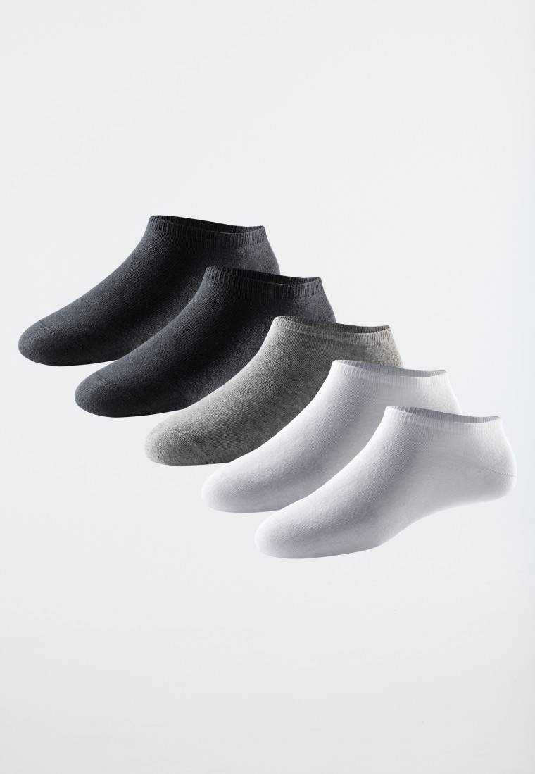 Schiesser Herrensneaker Fünferpack Stay Fresh mehrfarbig - Bluebird